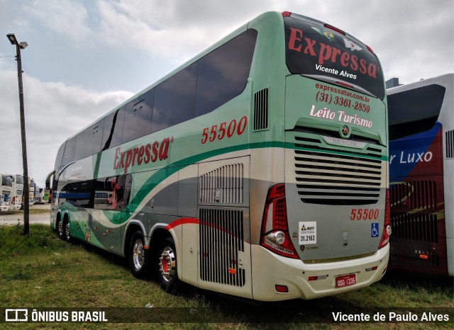 Expressa Turismo 55500 na cidade de Aparecida, São Paulo, Brasil, por Vicente de Paulo Alves. Número da foto: #7081556.