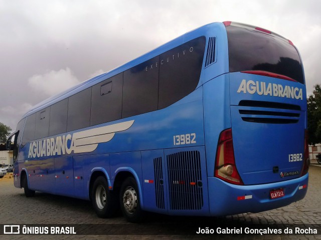 Viação Águia Branca 13982 na cidade de Vitória da Conquista, Bahia, Brasil, por João Gabriel Gonçalves da Rocha. Número da foto: #7081446.