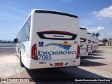 Expresso Brasileiro 7085 na cidade de Porto Seguro, Bahia, Brasil, por Irlando Nascimento Lima Lima. Número da foto: #:id.