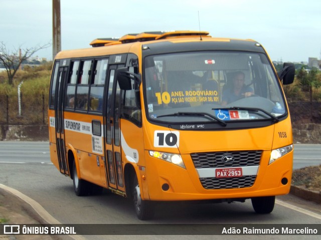 Transporte Suplementar de Belo Horizonte 1058 na cidade de Belo Horizonte, Minas Gerais, Brasil, por Adão Raimundo Marcelino. Número da foto: #7085539.