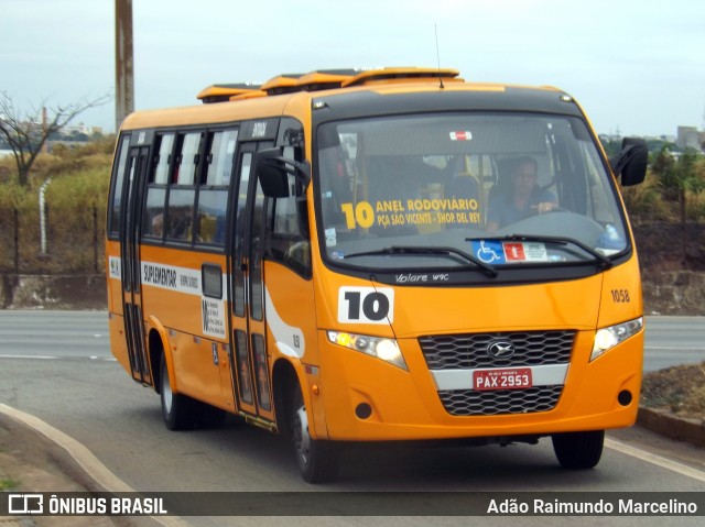 Transporte Suplementar de Belo Horizonte 1058 na cidade de Belo Horizonte, Minas Gerais, Brasil, por Adão Raimundo Marcelino. ID da foto: 7085539.