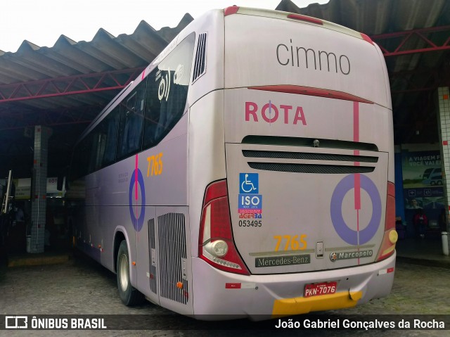 Rota Transportes Rodoviários 7765 na cidade de Vitória da Conquista, Bahia, Brasil, por João Gabriel Gonçalves da Rocha. ID da foto: 7083812.