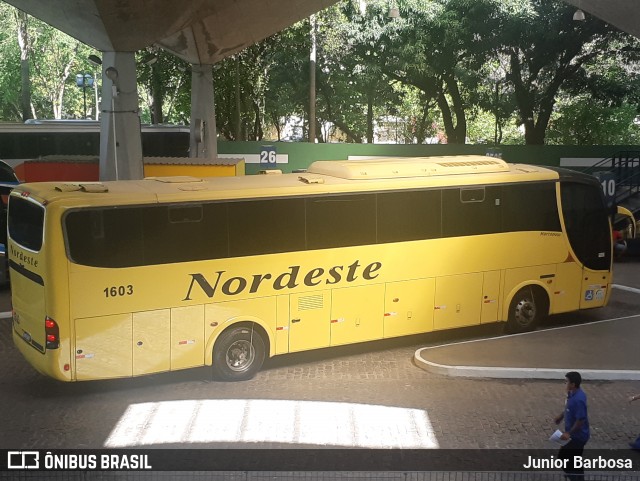 Viação Nordeste 1603 na cidade de Fortaleza, Ceará, Brasil, por Junior Barbosa. Número da foto: #7084624.