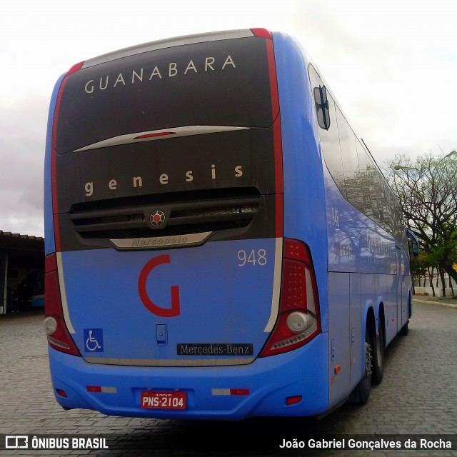 Expresso Guanabara 948 na cidade de Vitória da Conquista, Bahia, Brasil, por João Gabriel Gonçalves da Rocha. Número da foto: #7083824.