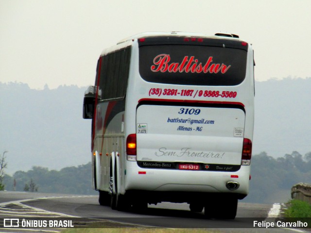 Batistur Turismo 3109 na cidade de Atibaia, São Paulo, Brasil, por Felipe Carvalho. ID da foto: 7085310.