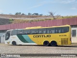 Empresa Gontijo de Transportes 14335 na cidade de João Monlevade, Minas Gerais, Brasil, por Marcelo Henrique. ID da foto: :id.