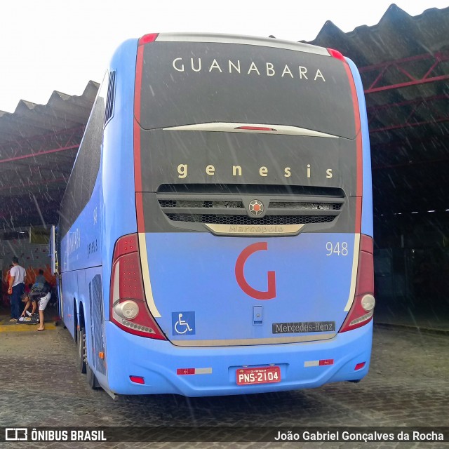 Expresso Guanabara 948 na cidade de Vitória da Conquista, Bahia, Brasil, por João Gabriel Gonçalves da Rocha. ID da foto: 7086839.