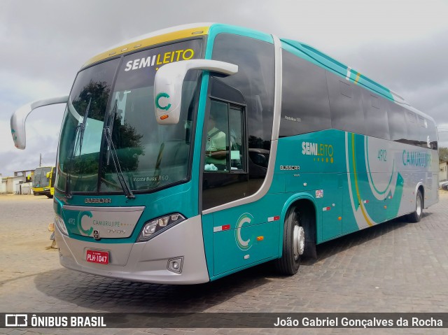 Auto Viação Camurujipe 4912 na cidade de Vitória da Conquista, Bahia, Brasil, por João Gabriel Gonçalves da Rocha. ID da foto: 7086811.