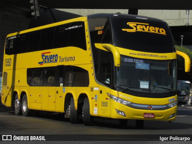 Severo Turismo 1550 na cidade de Belo Horizonte, Minas Gerais, Brasil, por Igor Policarpo. ID da foto: 7087330.