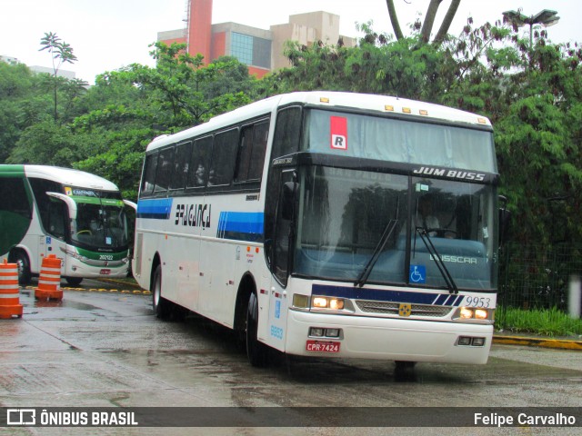 Auto Viação Bragança 9953 na cidade de São Paulo, São Paulo, Brasil, por Felipe Carvalho. Número da foto: #7086030.