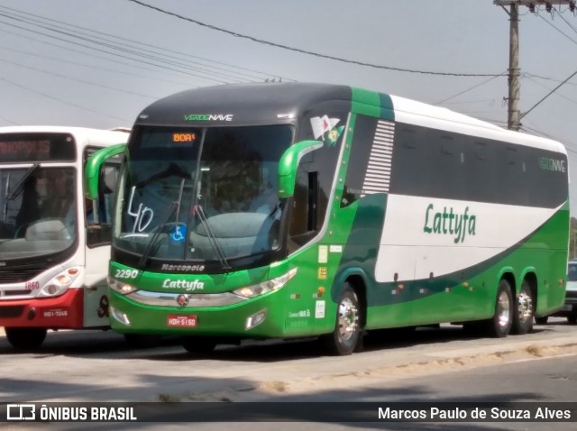 Lattyfa Turismo 2290 na cidade de Divinópolis, Minas Gerais, Brasil, por Marcos Paulo de Souza Alves. ID da foto: 7086693.