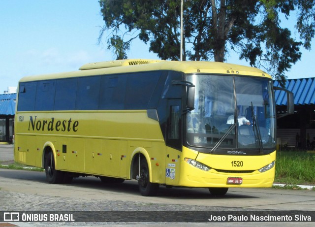 Viação Nordeste 1520 na cidade de Natal, Rio Grande do Norte, Brasil, por Joao Paulo Nascimento Silva. ID da foto: 7088417.