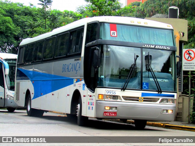 Auto Viação Bragança 9956 na cidade de São Paulo, São Paulo, Brasil, por Felipe Carvalho. ID da foto: 7086067.