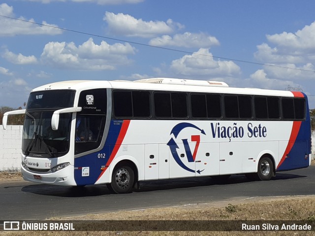 Viação Sete 012 na cidade de Teresina, Piauí, Brasil, por Ruan Silva Andrade. Número da foto: #7086738.