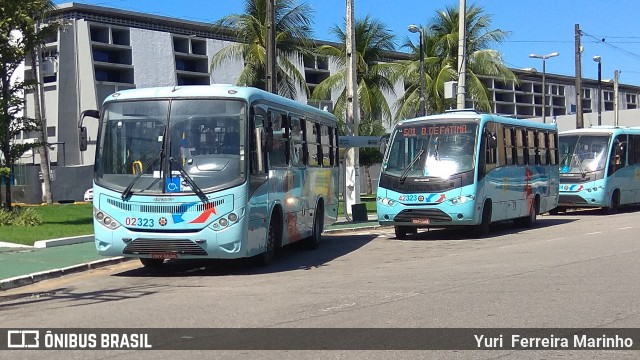Viação Fortaleza 02323 na cidade de Fortaleza, Ceará, Brasil, por Yuri Ferreira Marinho. Número da foto: #7086117.