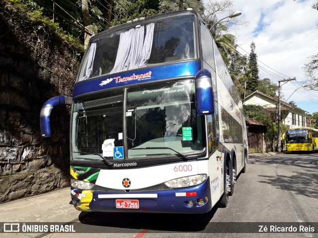 Transbrasil Turismo 6000 na cidade de Petrópolis, Rio de Janeiro, Brasil, por Zé Ricardo Reis. ID da foto: 7087126.