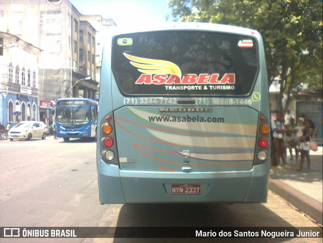 Asabela Transportes e Turismo 1310 na cidade de Salvador, Bahia, Brasil, por Mario dos Santos Nogueira Junior. ID da foto: 7086397.