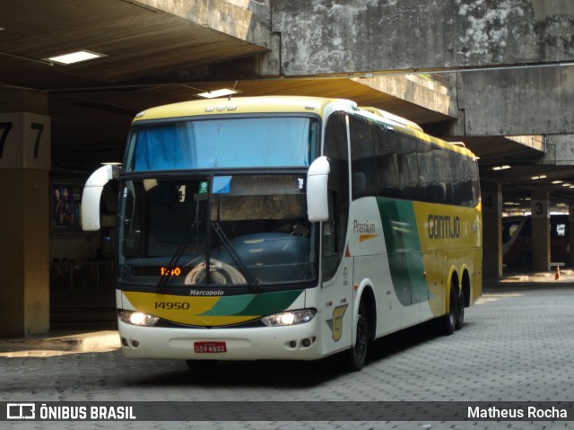 Empresa Gontijo de Transportes 14950 na cidade de Belo Horizonte, Minas Gerais, Brasil, por Matheus Rocha. ID da foto: 7086278.