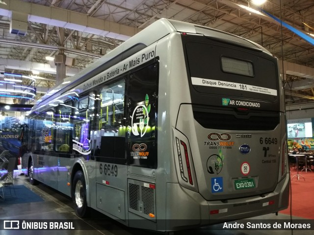 Transwolff Transportes e Turismo 6 6649 na cidade de São Paulo, São Paulo, Brasil, por Andre Santos de Moraes. ID da foto: 7087661.