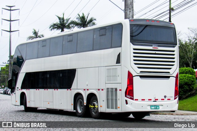 Busscar Ônibus BSC VISSTA BUSS DD na cidade de Joinville, Santa Catarina, Brasil, por Diego Lip. ID da foto: 7088116.