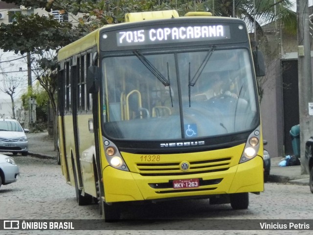 Gidion Transporte e Turismo 11328 na cidade de Joinville, Santa Catarina, Brasil, por Vinicius Petris. Número da foto: #7087136.