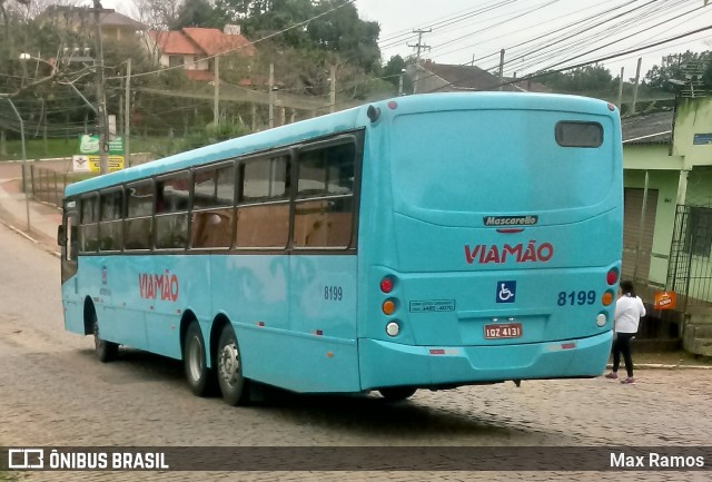 Empresa de Transporte Coletivo Viamão 8199 na cidade de Viamão, Rio Grande do Sul, Brasil, por Max Ramos. Número da foto: #7086349.