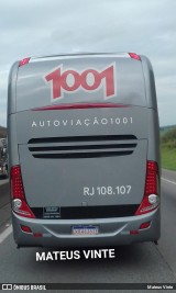 Auto Viação 1001 RJ 108.107 na cidade de Taubaté, São Paulo, Brasil, por Mateus Vinte. Número da foto: #:id.