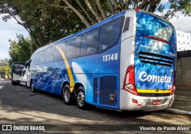Viação Cometa 13148 na cidade de Aparecida, São Paulo, Brasil, por Vicente de Paulo Alves. Número da foto: #7090100.