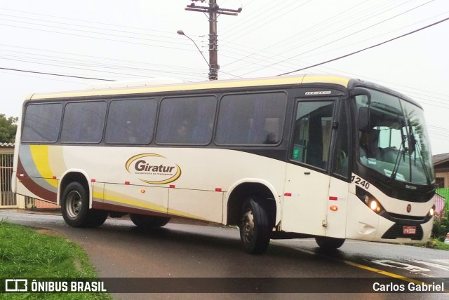 Viação Giratur 1240 na cidade de Caxias do Sul, Rio Grande do Sul, Brasil, por Carlos Gabriel. Número da foto: #7090693.