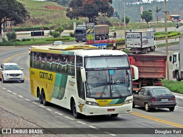 Empresa Gontijo de Transportes 12685 na cidade de João Monlevade, Minas Gerais, Brasil, por Douglas Yuri. Número da foto: #7091201.