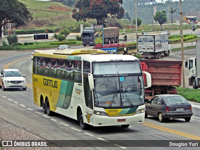 Empresa Gontijo de Transportes 12685 na cidade de João Monlevade, Minas Gerais, Brasil, por Douglas Yuri. ID da foto: 7091201.