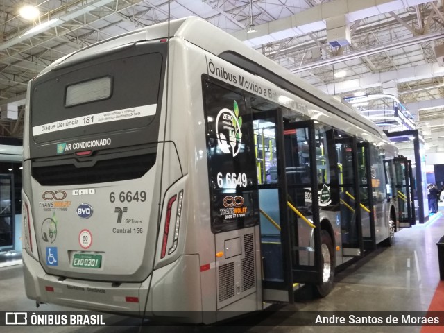 Transwolff Transportes e Turismo 6 6649 na cidade de São Paulo, São Paulo, Brasil, por Andre Santos de Moraes. Número da foto: #7089561.