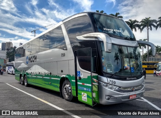 MCCM Transportes 759 na cidade de Aparecida, São Paulo, Brasil, por Vicente de Paulo Alves. Número da foto: #7090045.