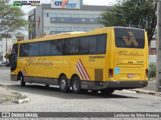 Viação Itapemirim 45245 na cidade de Caruaru, Pernambuco, Brasil, por Lenilson da Silva Pessoa. Número da foto: #7091497.