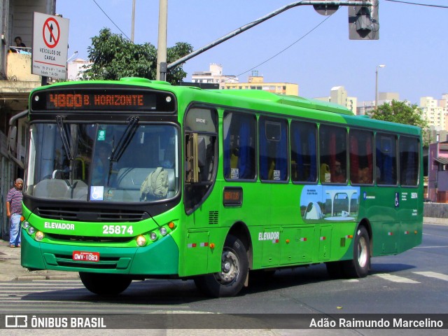 Autotrans > Turilessa 25874 na cidade de Belo Horizonte, Minas Gerais, Brasil, por Adão Raimundo Marcelino. ID da foto: 7092940.