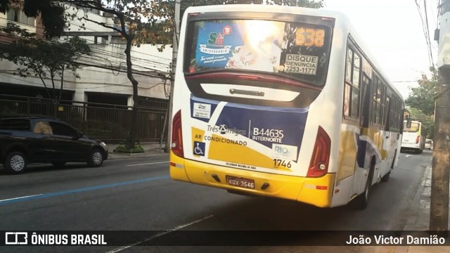 Auto Viação Três Amigos B44635 na cidade de Rio de Janeiro, Rio de Janeiro, Brasil, por João Victor Damião. Número da foto: #7092856.
