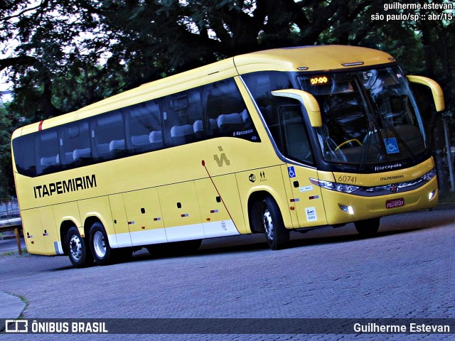 Viação Itapemirim 60741 na cidade de São Paulo, São Paulo, Brasil, por Guilherme Estevan. Número da foto: #7093400.