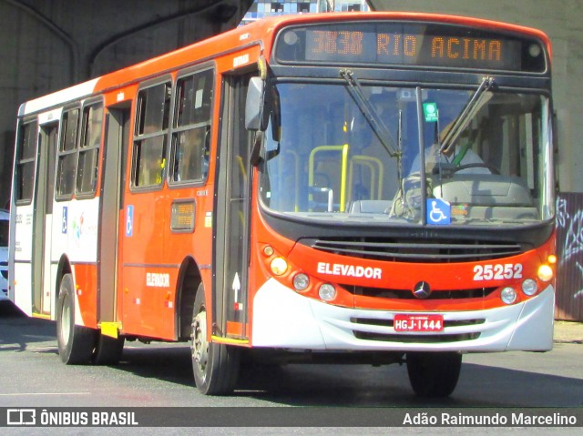 Autotrans > Turilessa 25252 na cidade de Belo Horizonte, Minas Gerais, Brasil, por Adão Raimundo Marcelino. ID da foto: 7093003.