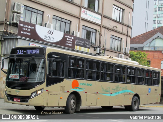 Viação Verdes Mares 61802 na cidade de Joinville, Santa Catarina, Brasil, por Gabriel Machado. Número da foto: #7093051.