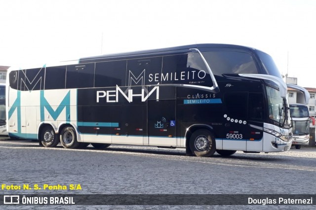 Empresa de Ônibus Nossa Senhora da Penha 59003 na cidade de Curitiba, Paraná, Brasil, por Douglas Paternezi. Número da foto: #7092405.