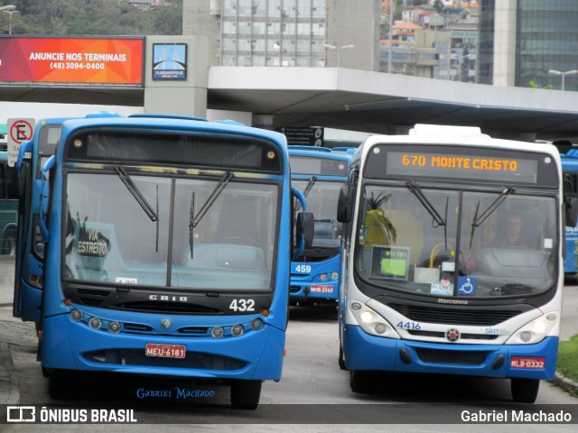 Transporte Coletivo Estrela 4416 na cidade de Florianópolis, Santa Catarina, Brasil, por Gabriel Machado. ID da foto: 7093125.