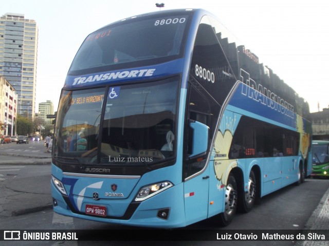 Transnorte - Transporte e Turismo Norte de Minas 88000 na cidade de Belo Horizonte, Minas Gerais, Brasil, por Luiz Otavio Matheus da Silva. ID da foto: 7092157.