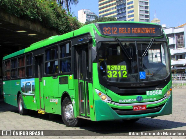 Viação Santa Edwiges 69969 na cidade de Belo Horizonte, Minas Gerais, Brasil, por Adão Raimundo Marcelino. ID da foto: 7092897.