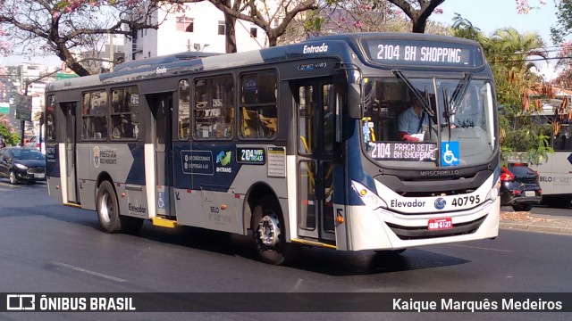 Viação Anchieta 40795 na cidade de Belo Horizonte, Minas Gerais, Brasil, por Kaique Marquês Medeiros . Número da foto: #7093729.