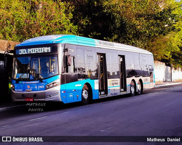 Viação Paratodos > São Jorge > Metropolitana São Paulo > Mobibrasil 6 3169 na cidade de São Paulo, São Paulo, Brasil, por Matheus  Daniel. ID da foto: 7094154.