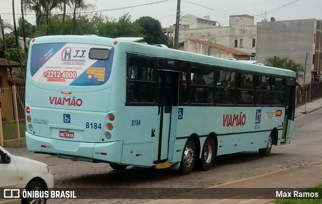 Empresa de Transporte Coletivo Viamão 8184 na cidade de Viamão, Rio Grande do Sul, Brasil, por Max Ramos. ID da foto: 7095701.