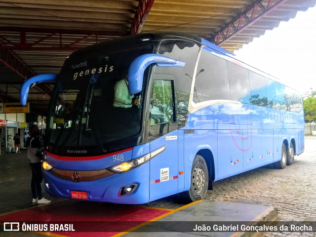 Expresso Guanabara 948 na cidade de Vitória da Conquista, Bahia, Brasil, por João Gabriel Gonçalves da Rocha. Número da foto: #7096113.