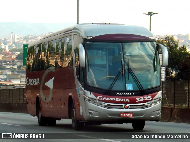 Expresso Gardenia 3325 na cidade de Belo Horizonte, Minas Gerais, Brasil, por Adão Raimundo Marcelino. ID da foto: 7096353.