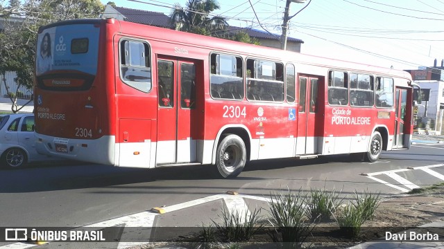 Viação Belém Novo 2304 na cidade de Porto Alegre, Rio Grande do Sul, Brasil, por Davi Borba. Número da foto: #7096200.