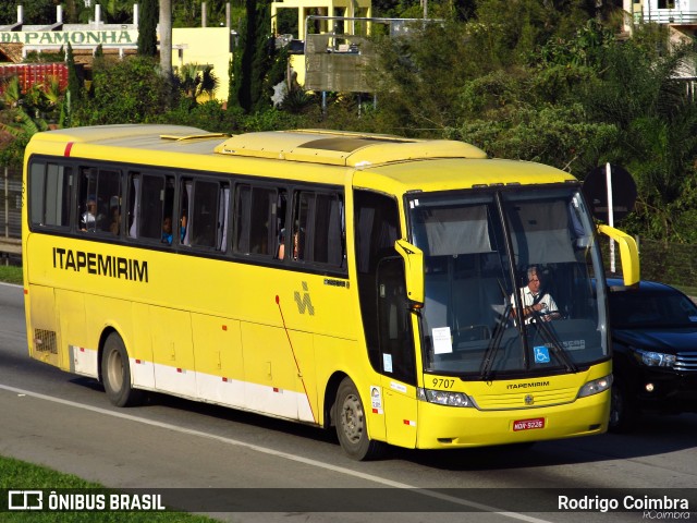 Viação Itapemirim 9707 na cidade de Santa Isabel, São Paulo, Brasil, por Rodrigo Coimbra. ID da foto: 7096489.